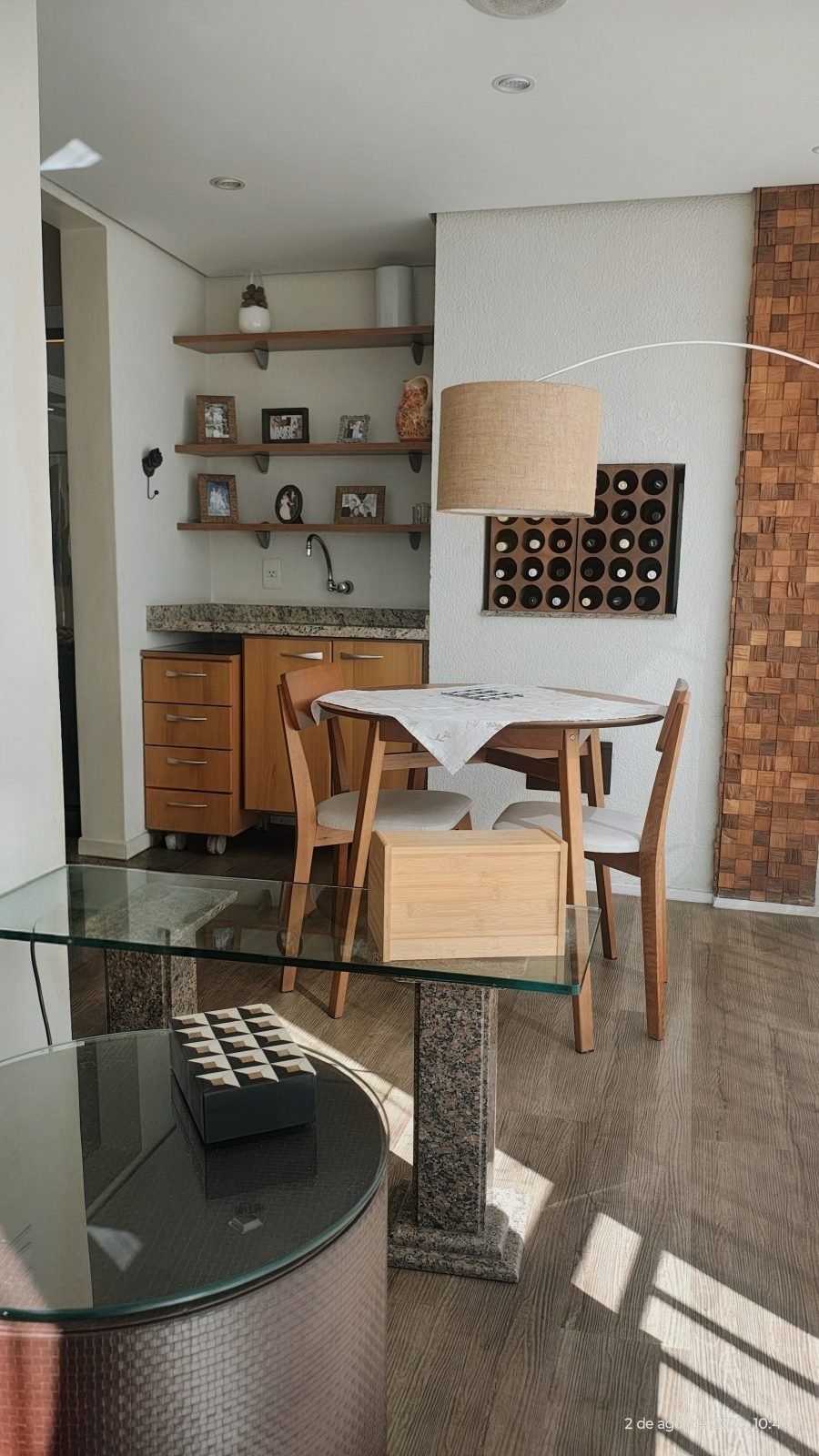 Cantinho do cafe e sala de jantar — apartamento de 170 m² no Vila Imperial Ipiranga
