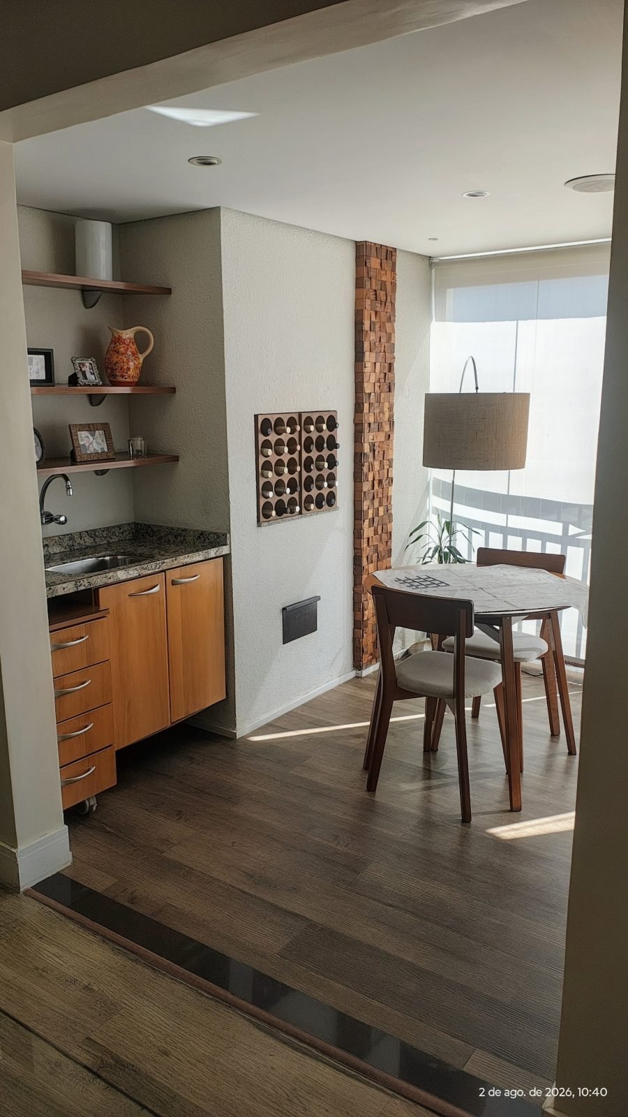 Cantinho do cafe bancada em granito — apartamento de 170 m² no Vila Imperial Ipiranga