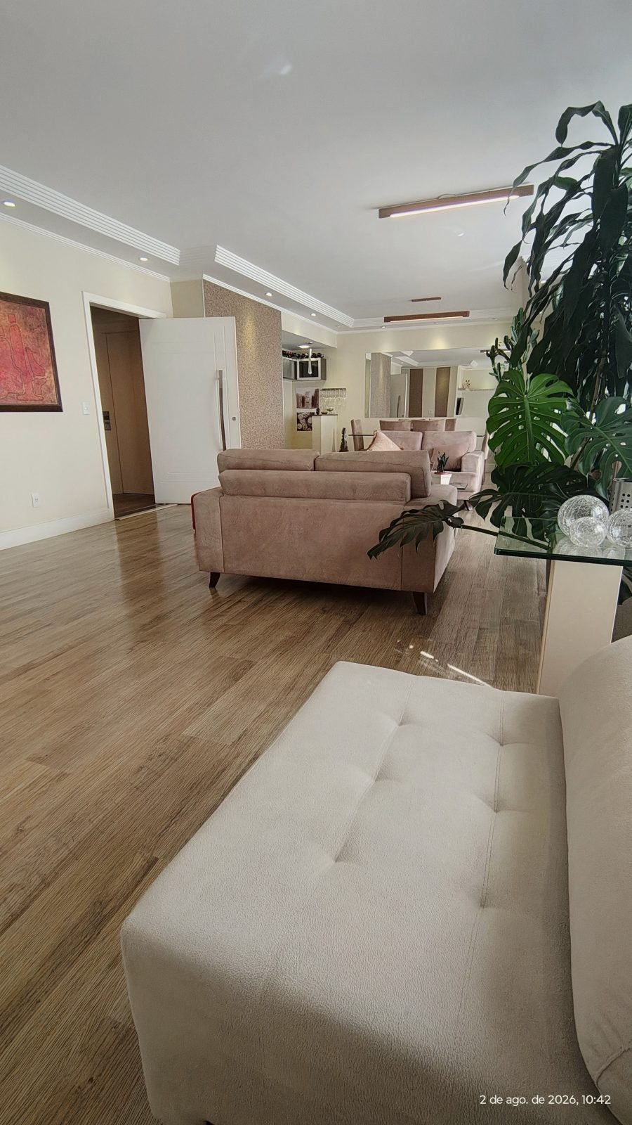 Living e hall de entrada — apartamento de 170 m² no Vila Imperial Ipiranga