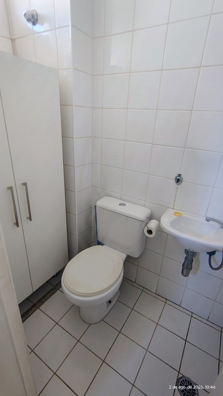 Banheiro de servico — apartamento de 170 m² no Vila Imperial Ipiranga