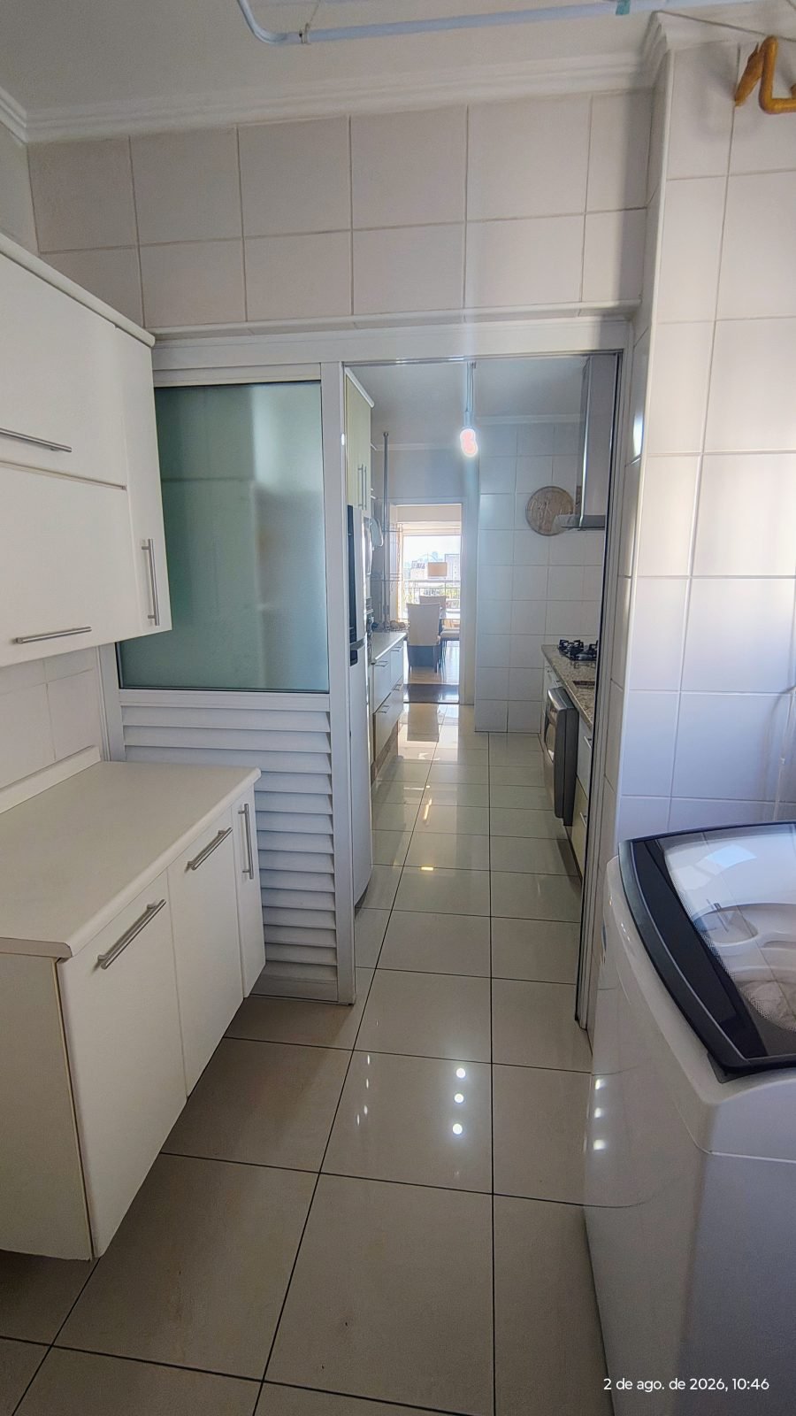 Area de servico com armarios — apartamento de 170 m² no Vila Imperial Ipiranga