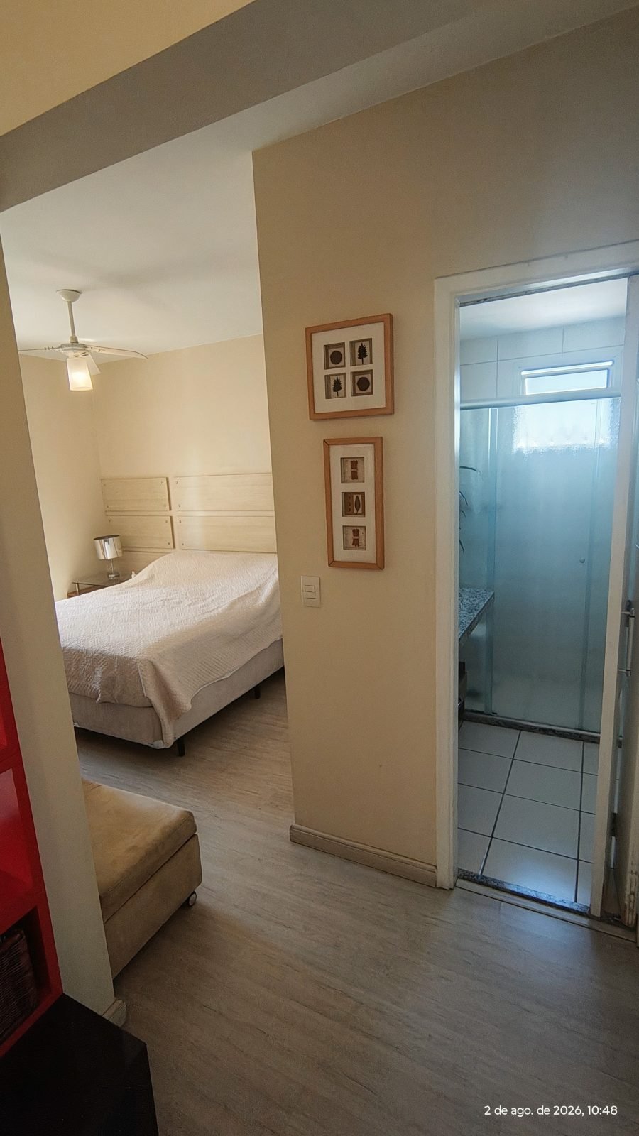 Suite acesso ao banheiro — apartamento de 170 m² no Vila Imperial Ipiranga
