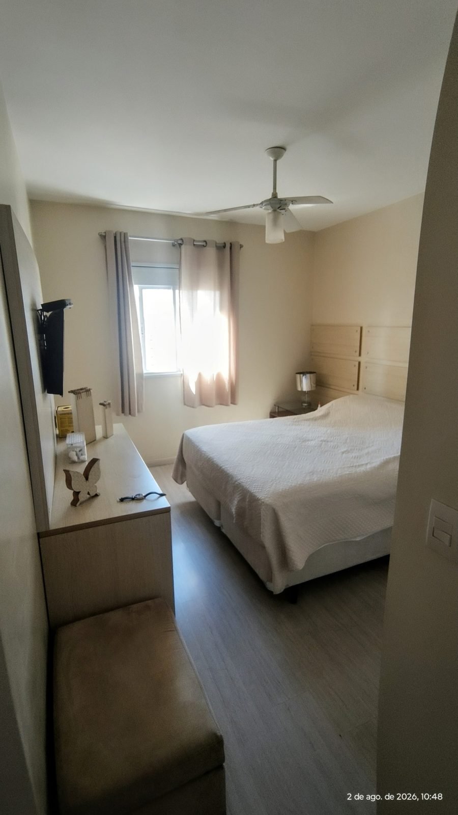 Dormitorio com planejados — apartamento de 170 m² no Vila Imperial Ipiranga