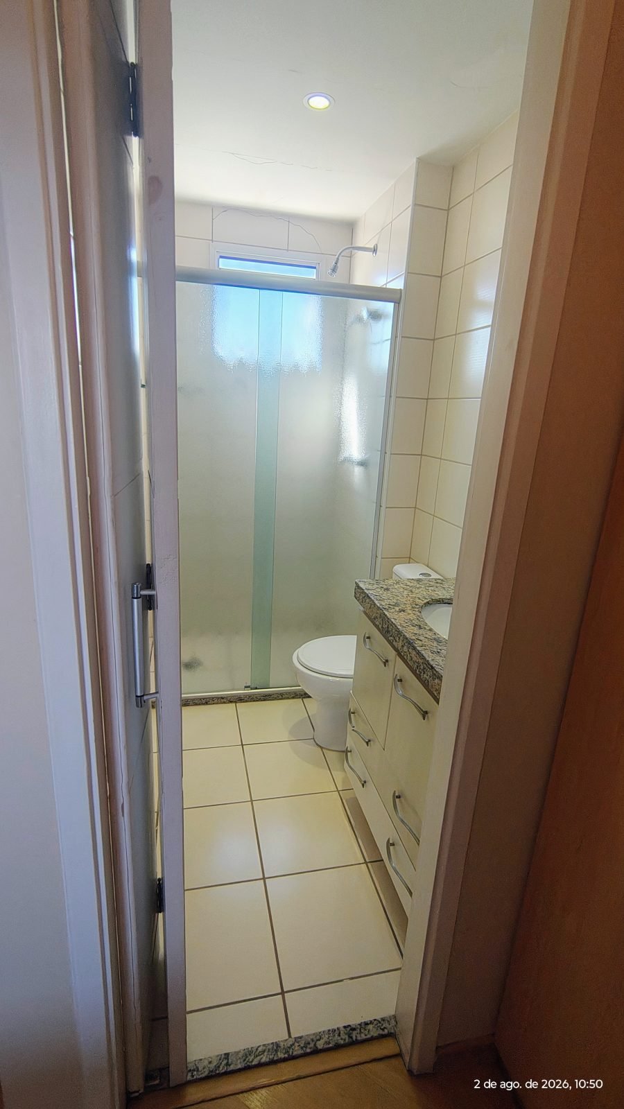 Banheiro social completo — apartamento de 170 m² no Vila Imperial Ipiranga