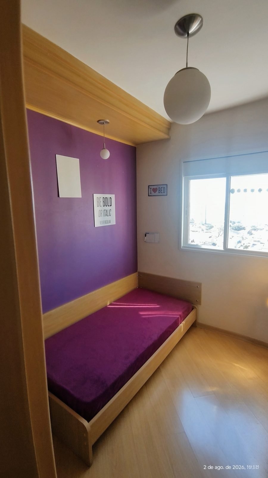 Dormitorio de solteiro — apartamento de 170 m² no Vila Imperial Ipiranga